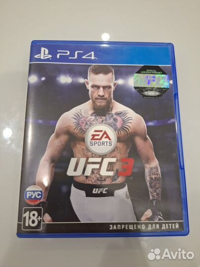 Диски на ps4 ufc 3
