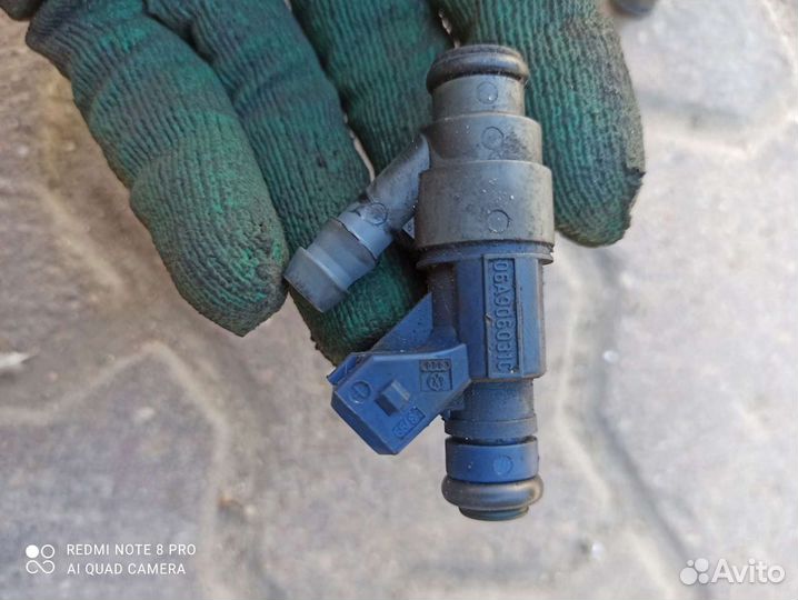 Гольф 4 2.0i AQY Форсунки Bosch 0 280 155 791 (06A