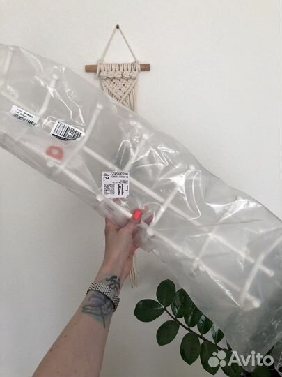 Вешалка настенная металлическая новая