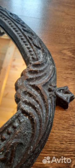 Зеркало винтажное силумин СССР