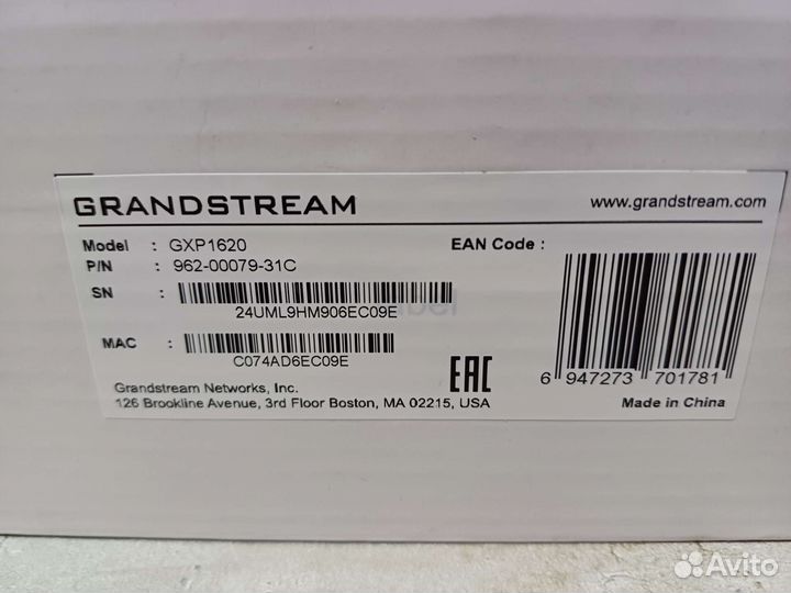 Ip телефон Grandstream GXP 1620
