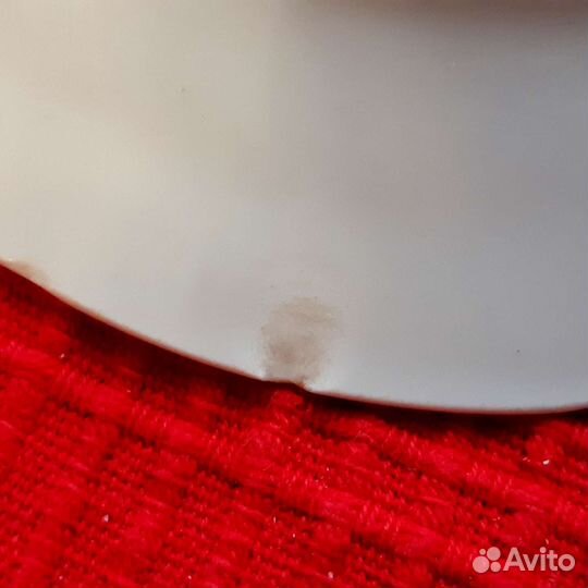 Агитационный фарфор СССР Дети слушают радио