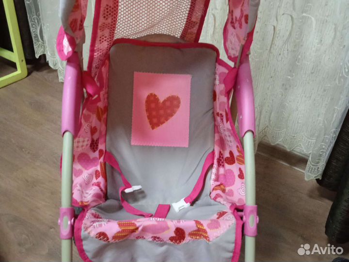 Коляска, кровать для кукол