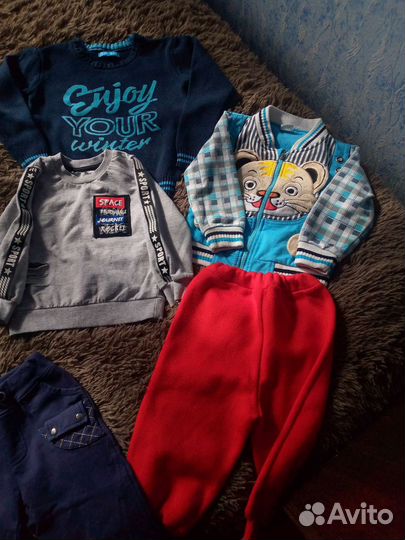 Вещи для мальчика от 6 мес. до 1.6 лет