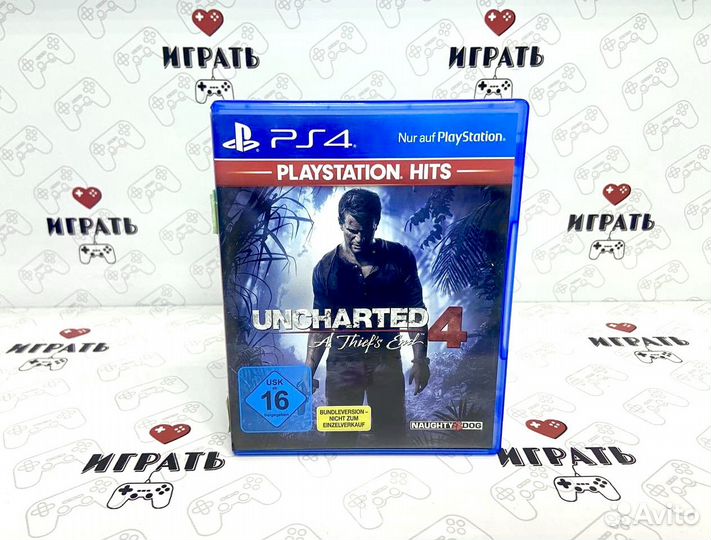 Uncharted 4 PS4 (resale, русские субтитры)