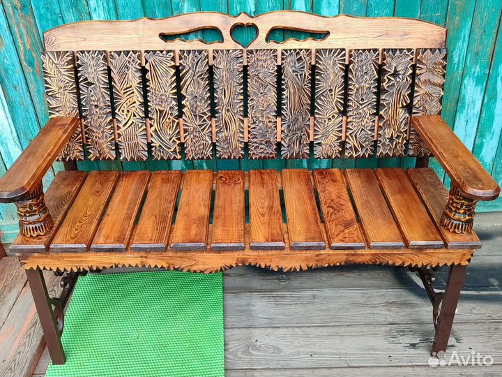 Лавка садовая,скамья,ручная работа