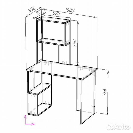 Компьютерный стол новый
