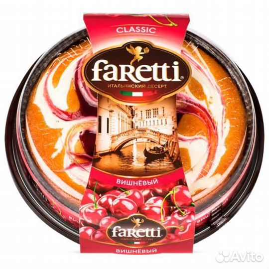 Торт Faretti Classic Флоренция Вишнёвый 400 г