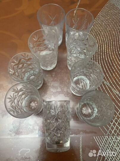 Хрустальные рюмки СССР
