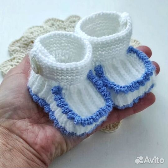 Пинетки на новорожденного