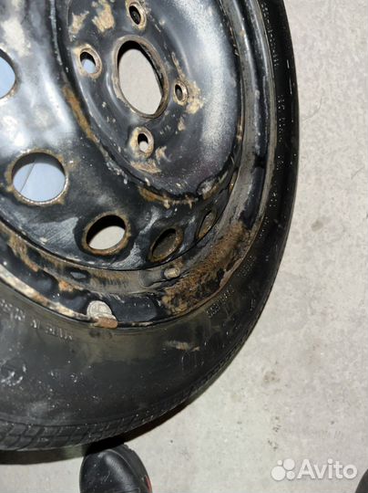 Штампованный диск на Chevrolet Lanos