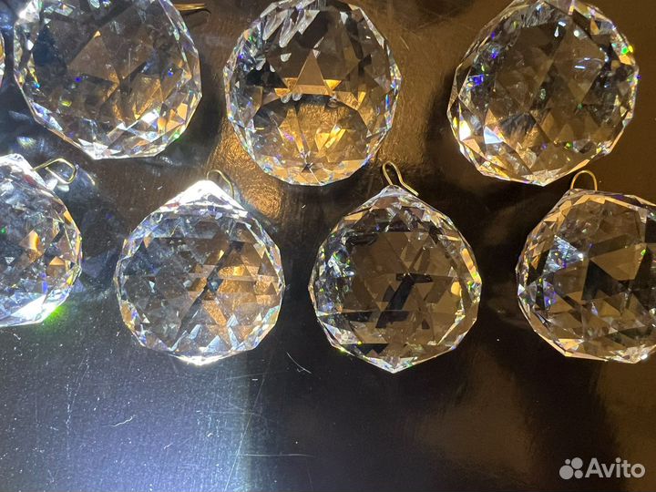 Хрустальные подвески разные