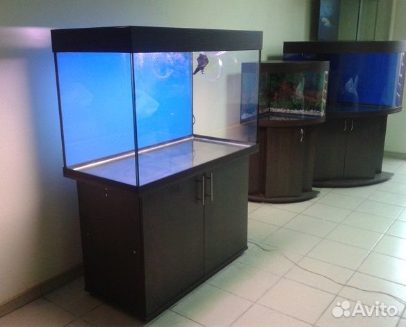 Аквариум 335cube свет биофильтр фон подставка