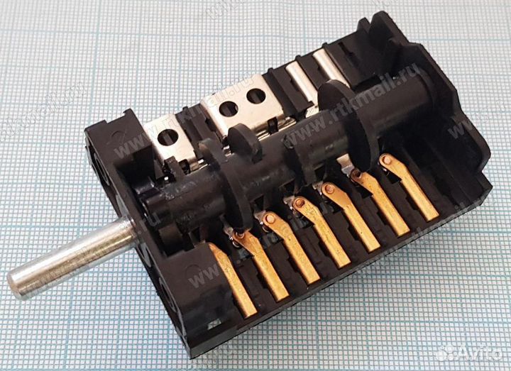 Переключатель духовки С грилем (5поз) для плит Дар