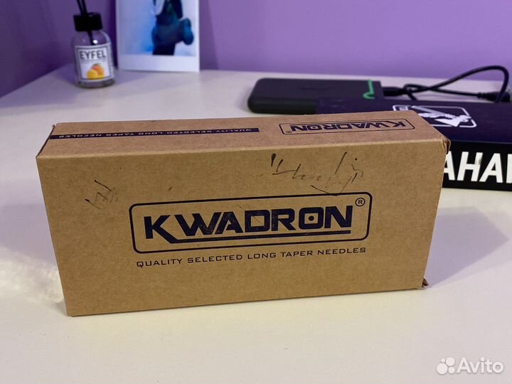Иглы для тату kwadron 30/1 rllt, новые