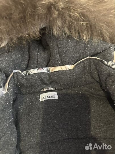 Зимний комбинезон stylish amadeo 104-110