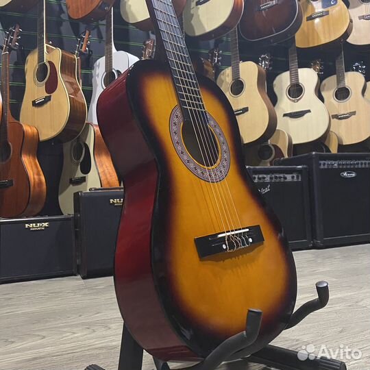 Гитара 3/4 классическая нейлон (Новая)