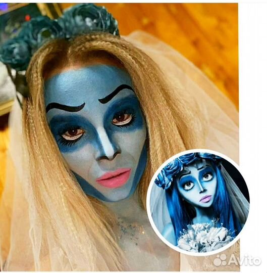 Аквагрим на Хеллоуин. Грим гример макияж