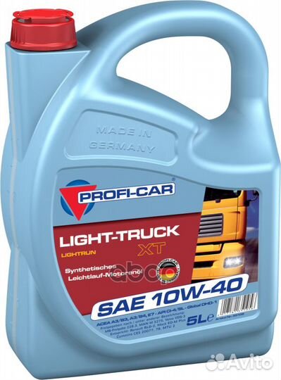 Prof 10W40 (5L) light-truck XT масло моторполу