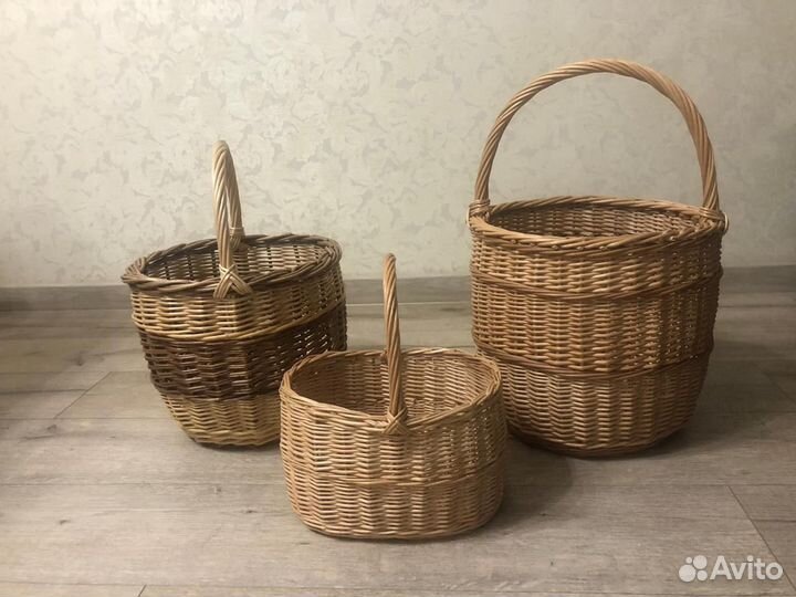 Корзины плетеные из лозы