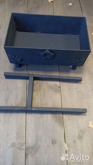 Мангал самодельный, складной 550*280*140