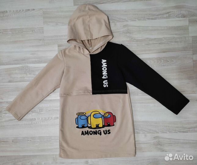 Туника толстовка 128 размер