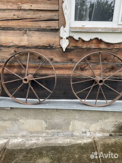 Ходовая для арбы тележки старинная кованная