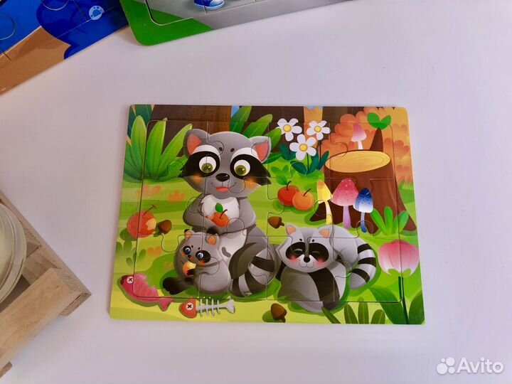 Детские пазлы пакетом