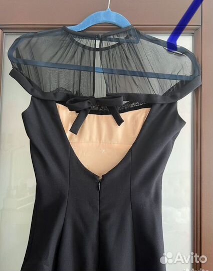 Вечернее черное платье dsquared2