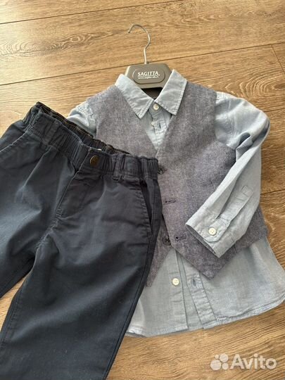 Комплект брюки и рубашка-жилет HM