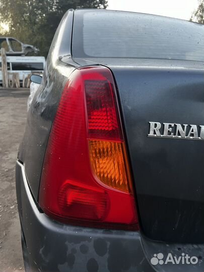 Фонарь задний левый renault logan 1