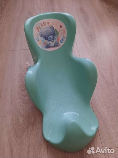 Горка для купания зелёная