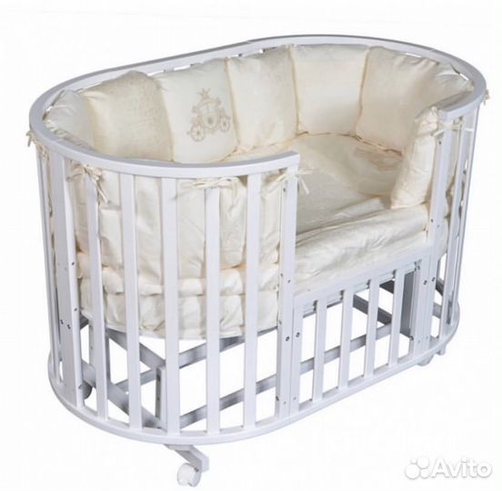 Овальная кроватка 8 в 1
