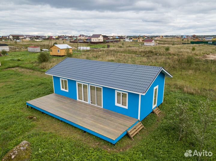 Каркасный дом под ключ 88м