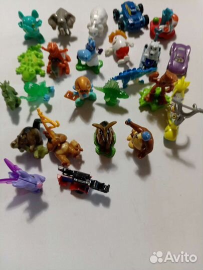 Игрушки из киндер сюрприза пакетом