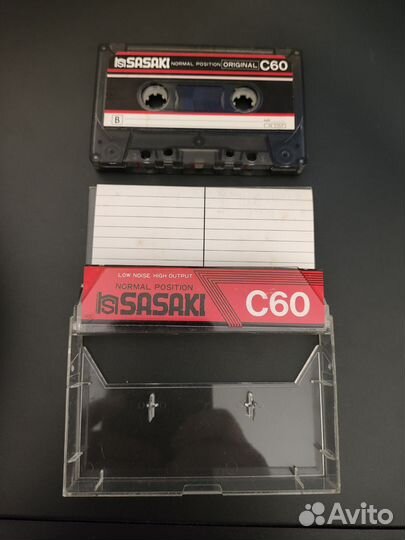 Аудиокассета sasaki (oem denon, columbia)
