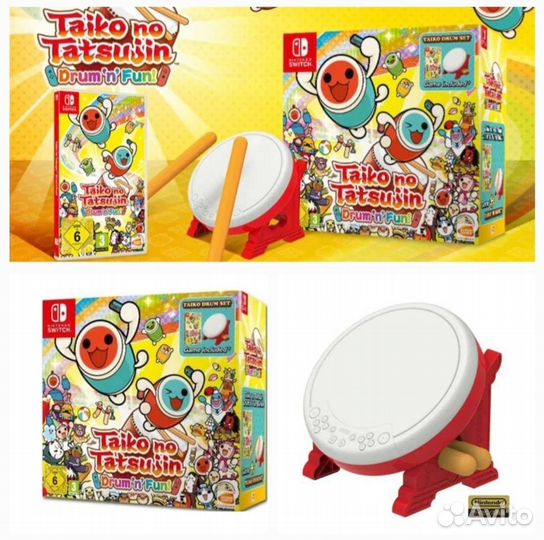Nintendo новая игра и барабан Taiko No Tatsujin