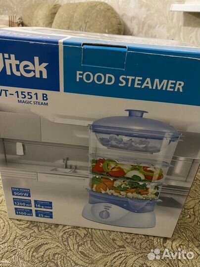 Пароварка vitek VT-1551 B