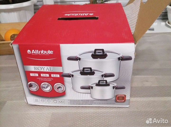 Нобор кастрюль из нержавеющей стали