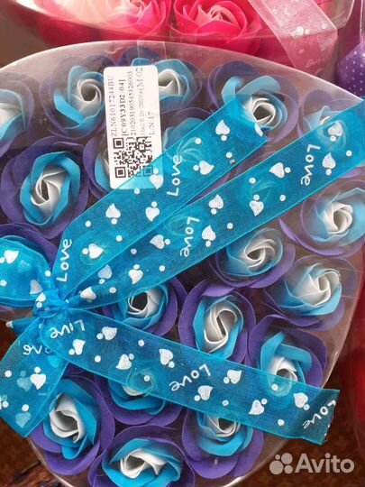 Мыльные розы 24шт/уп