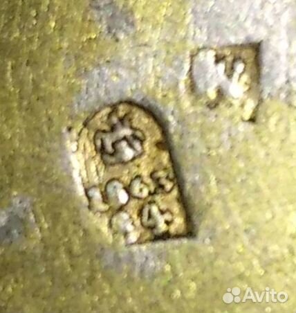 Кулон серебряный 84 проба морская тема