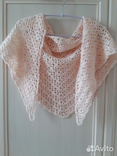 Шарф бактус косынка ажурная