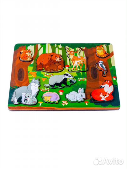 Пазл для детей/ рамка-вкладыш/ сортер