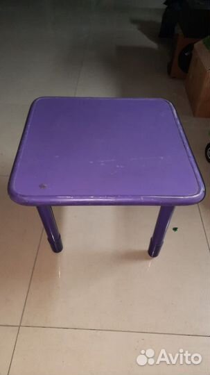 Детский стол и стульчик б/у