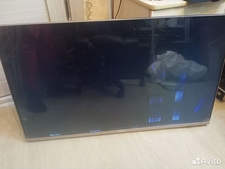 Неисправный 43 телевизор asano