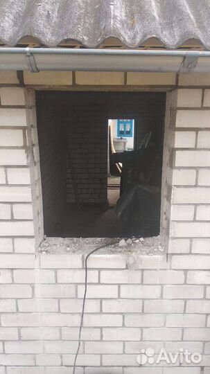 Резка бетона,кирпича.монолита, демонтаж стен