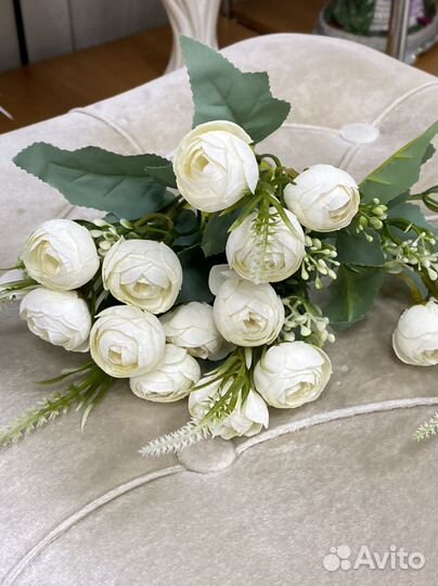 Пионы и гипсофилы