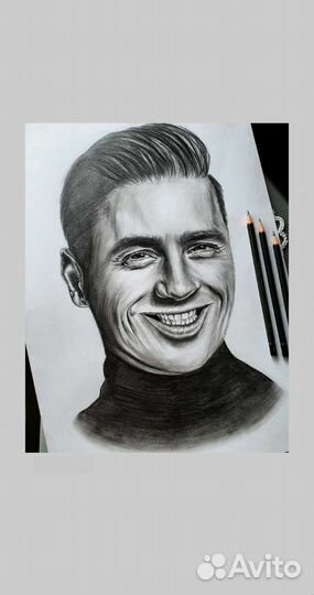 Портрет по фото/ Портрет карандашом