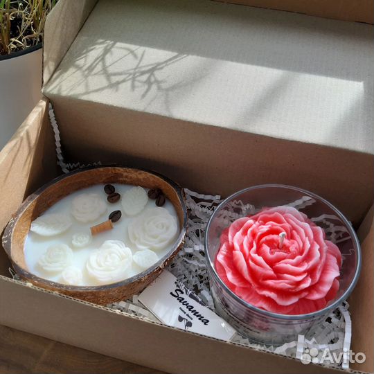 Подарочный набор ароматических свечей