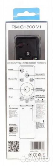 Пду для Smart TV RM-G1800 V1 с голосов.управлением